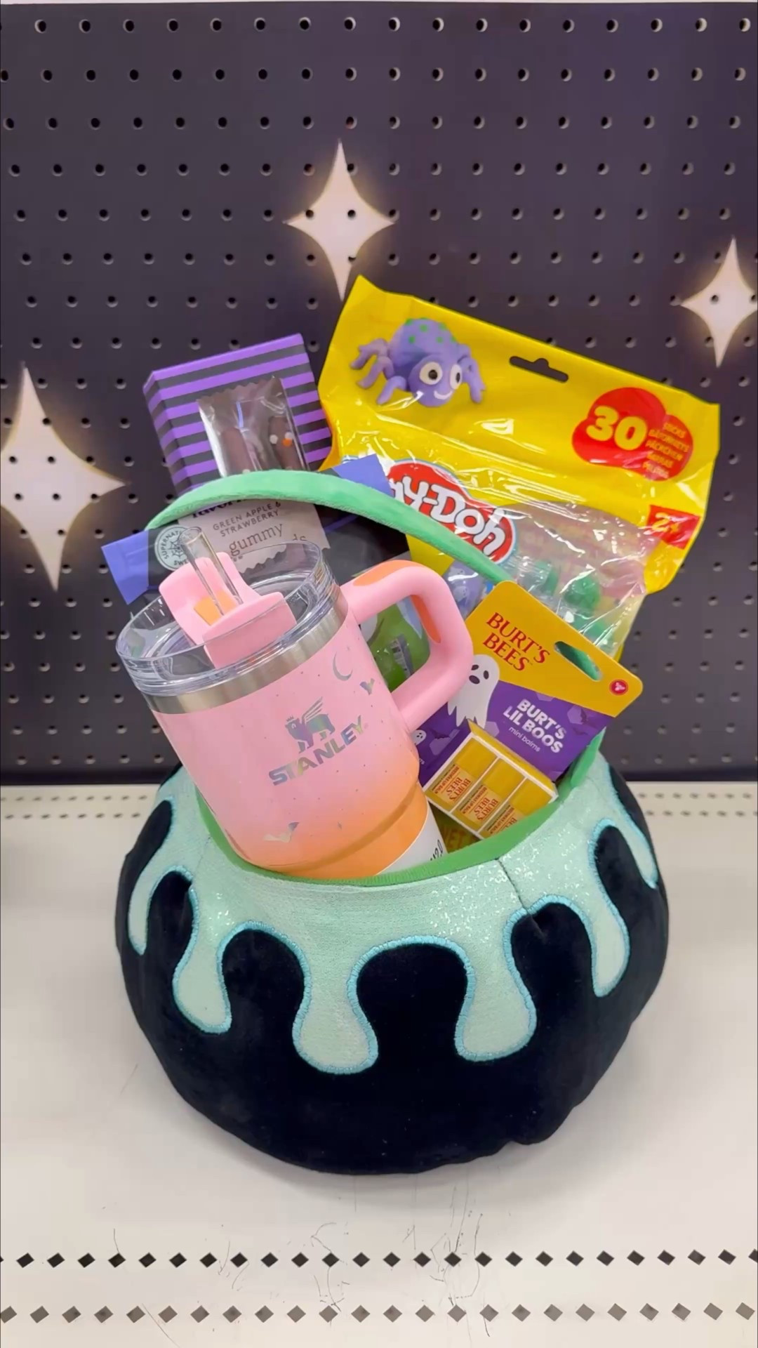 Target boo basket, Halloween play doh, Halloween playdoh candy, Halloween gift ideas, Halloween party favors, Halloween class gift, target Halloween, target kids, kids Halloween, trick or treat 

Target boo basket idea!👻 they have the viral Halloween Play-Doh packs!!😍 each is wrapped like a little piece of candy!!🍬 perfect non-food item to hand out for class parties, party favors, trick or treaters, etc!🎃 and how cute are these mini Burt’s Bees Halloween lip balms!?👻 

#LTKFamily #LTKFindsUnder50 #LTKKids