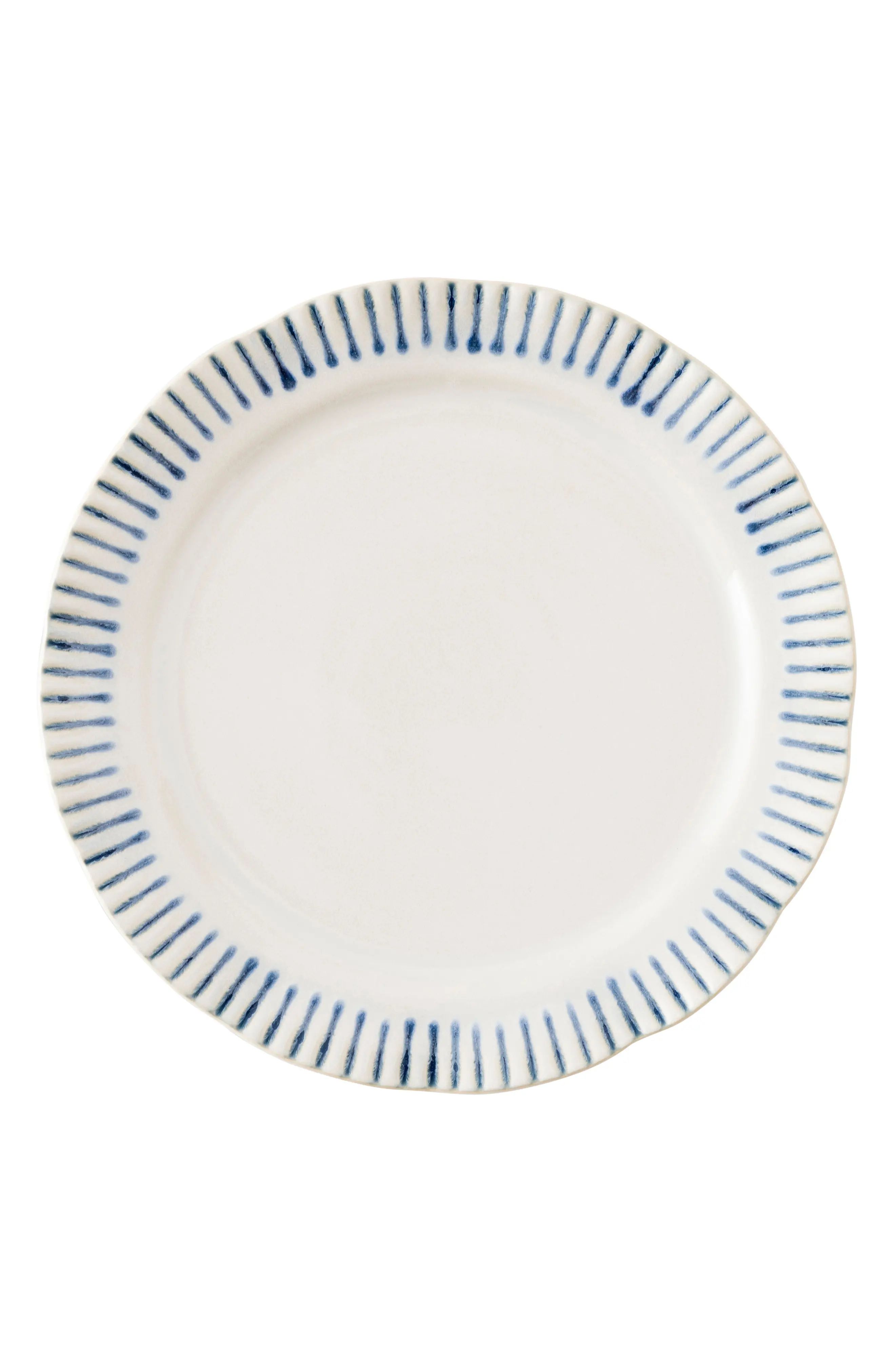 Juliska Sitio Stripe Stoneware Salad Plate, Size One Size - Blue | Nordstrom