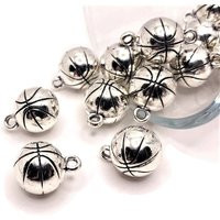 4, 20 Or 50 Bulk Silver Basketball Charms, 3D, Sports Charm, 11mm | Ships Immediately From USA As380 | Etsy (US)