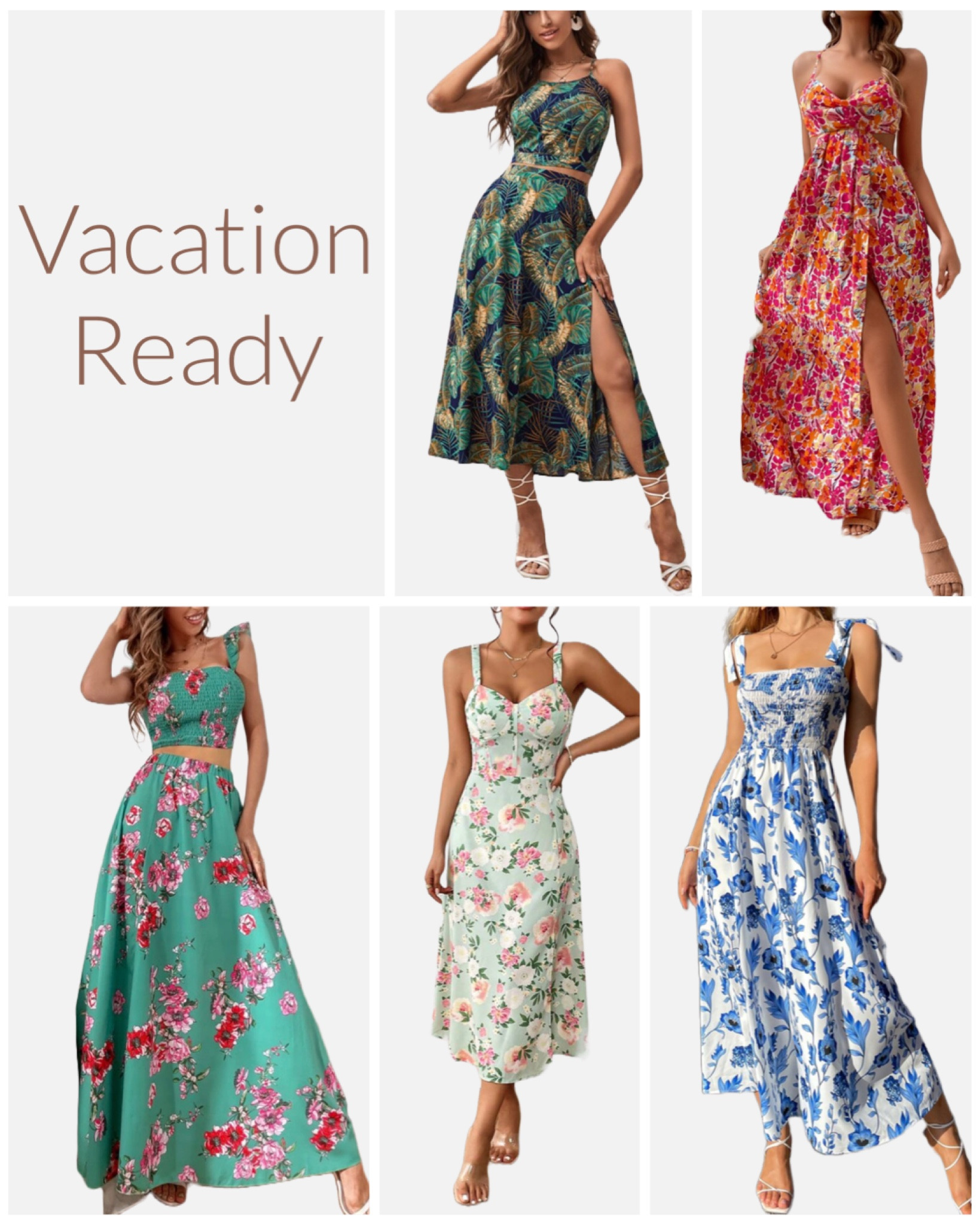 Vacation dresses #resorts #cruise #summer #flowydress #2pieceoutfit

#LTKtravel #LTKunder50