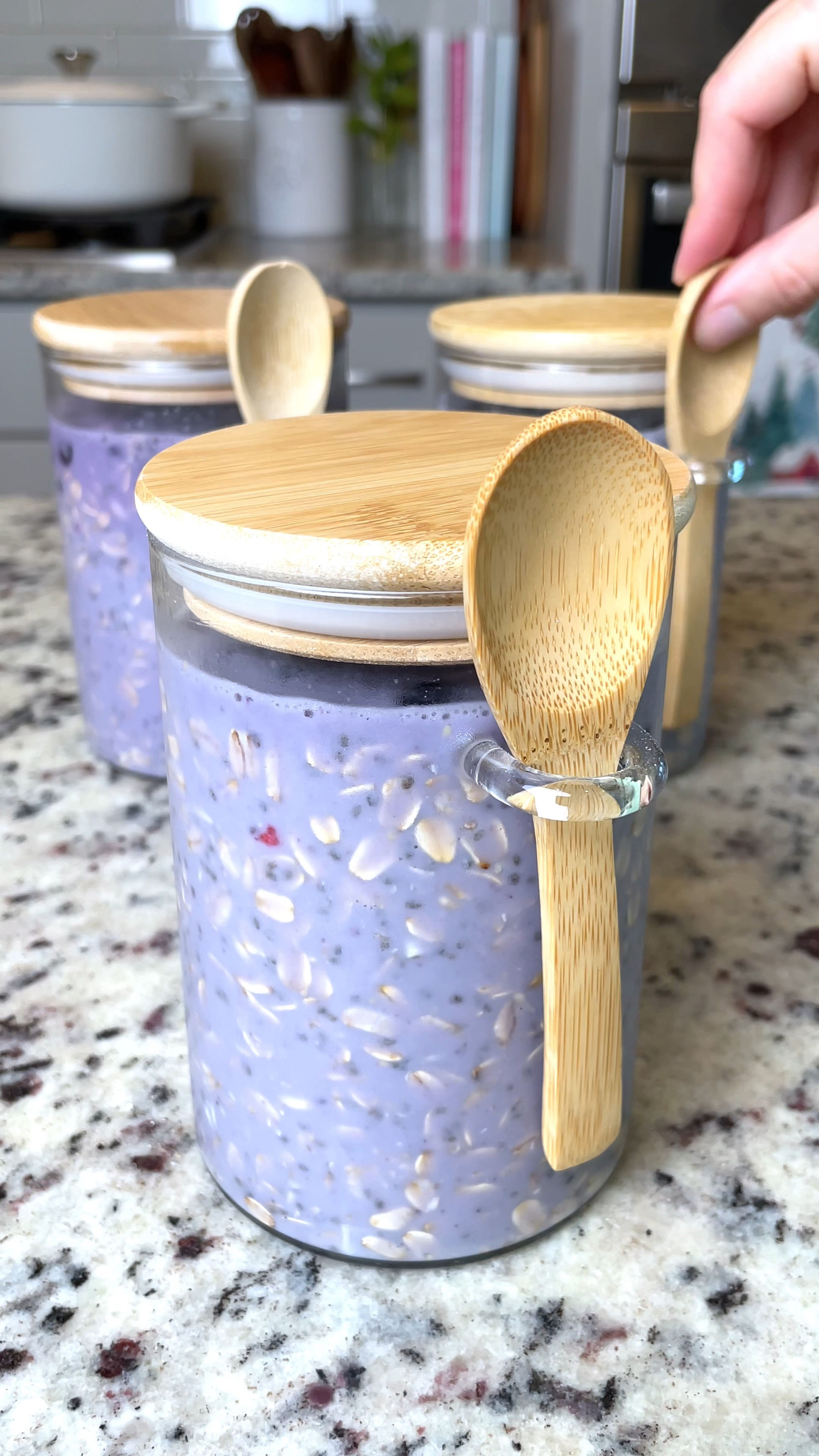 Chia seed overnight oats 🫐

#LTKHome #LTKFindsUnder50