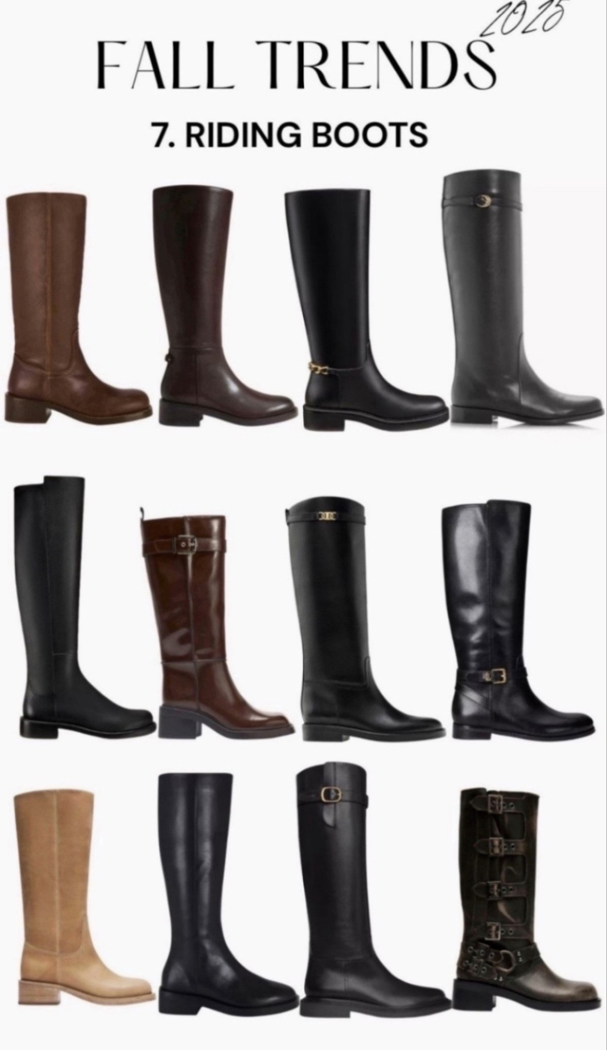 Fall trends: riding boots 
#boots #ridingboots #leather 


#LTKSeasonal #LTKFindsUnder100 #LTKShoeCrush