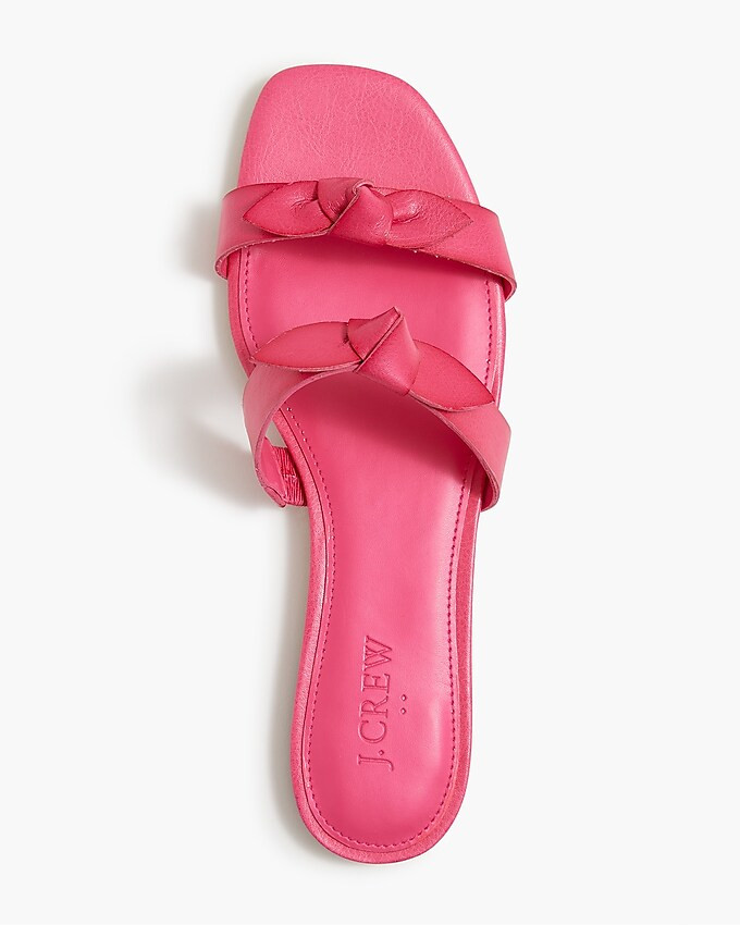 Knotted-bow sandals | J.Crew Factory