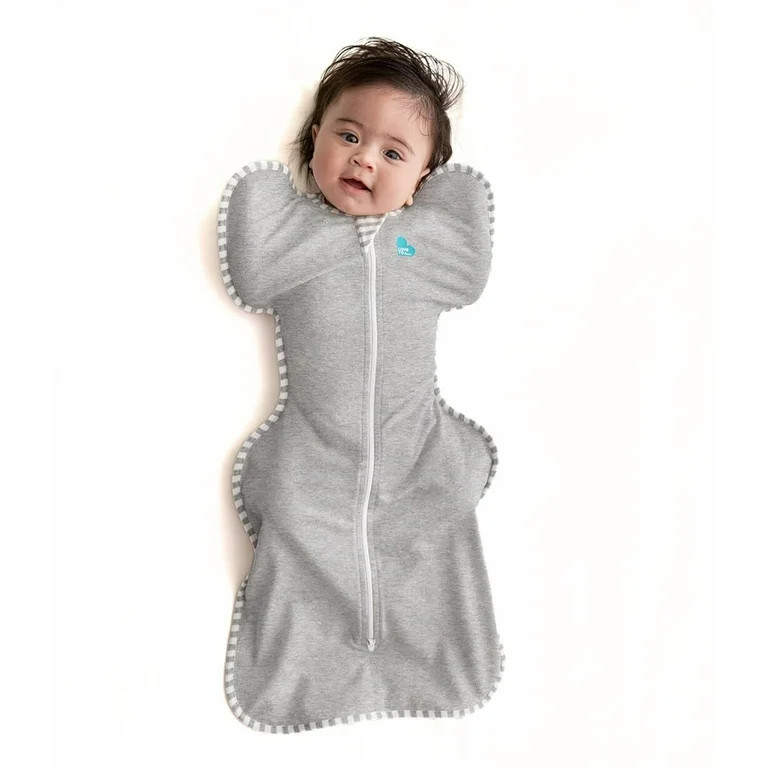 Love to Dream Swaddle Up™ Cotton 1.0 TOG Baby Sleep Sack, Arms Up Design, Twin Zipper, Medium 1... | Walmart (US)