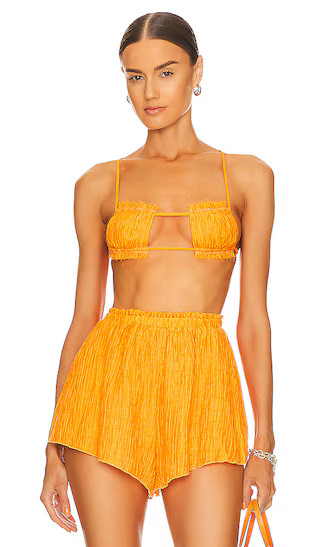 Estee Top in Orange Citrus | Revolve Clothing (Global)