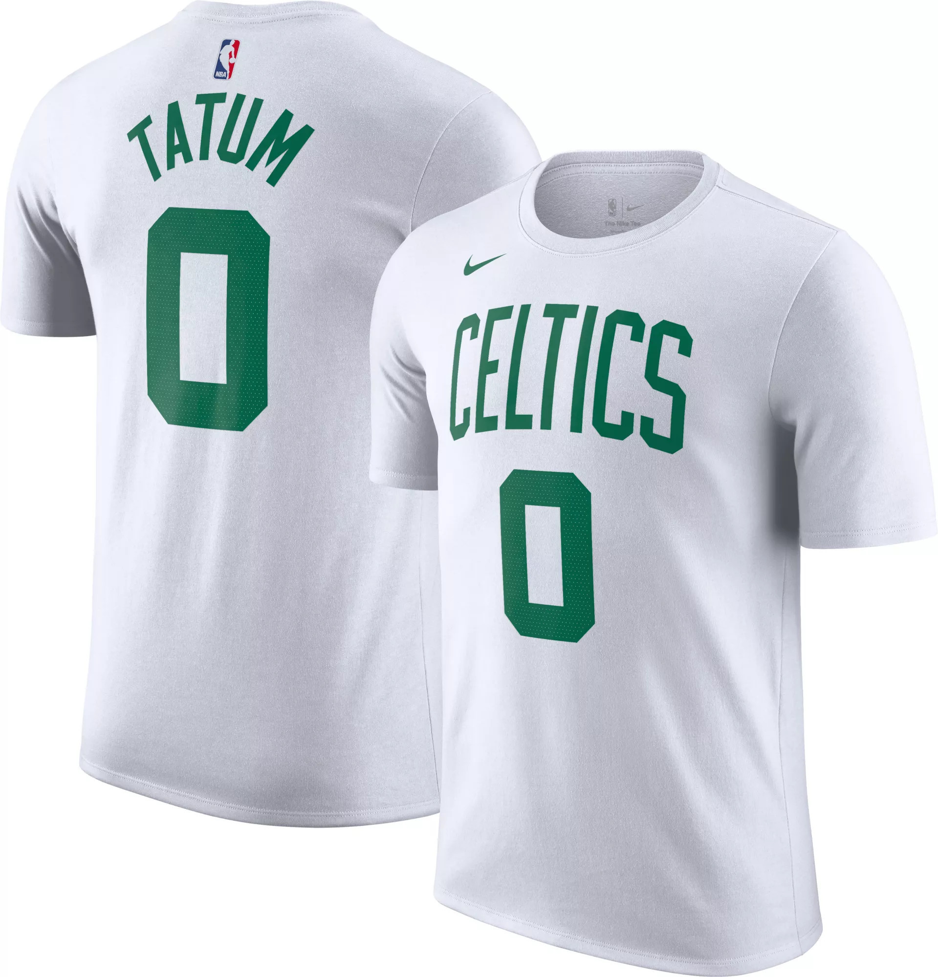 Nike Men's Boston Celtics Jayson Tatum #0 White T-Shirt, Medium | DICK'S Sporting Goods