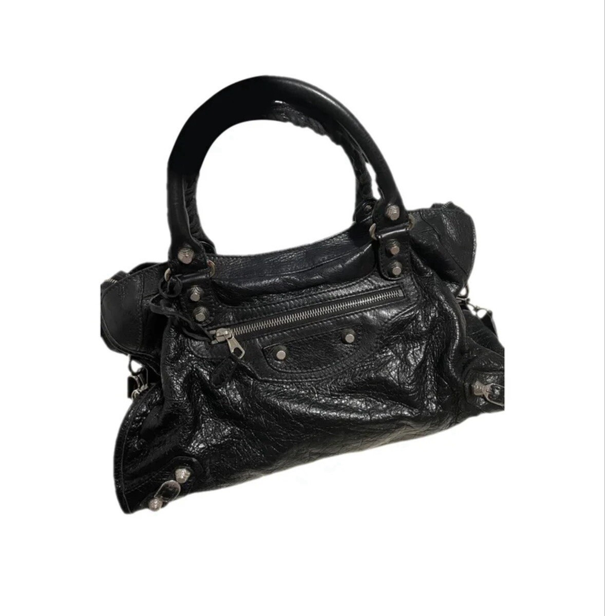 Vintage Black Balenciaga City Bag | eBay US