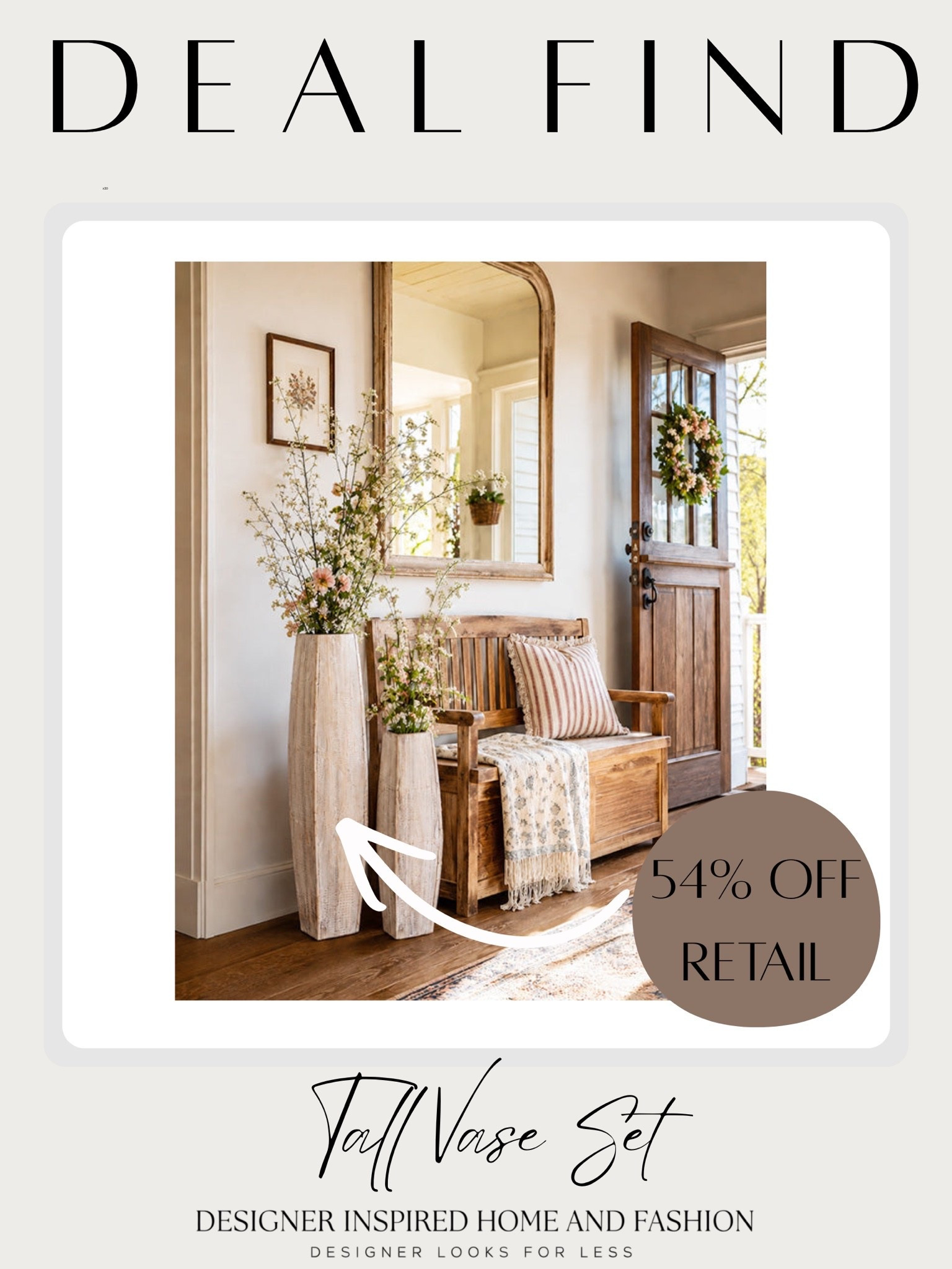 Today’s deal! These oversized floor vases are over half off!

#LTKHome #LTKSaleAlert