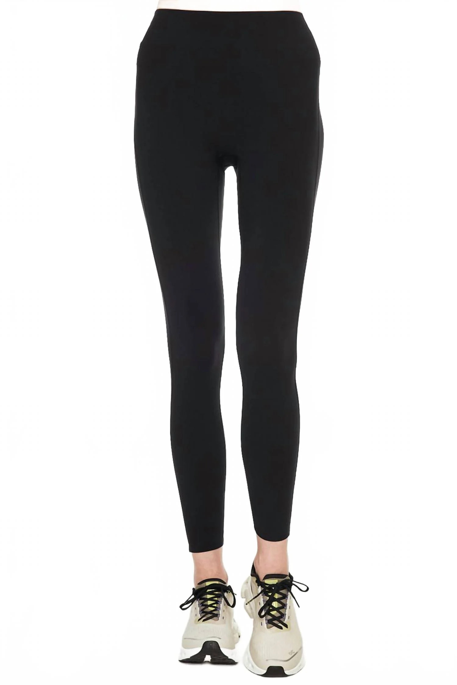 Bella Bonded Leggings In Black | Shop Simon