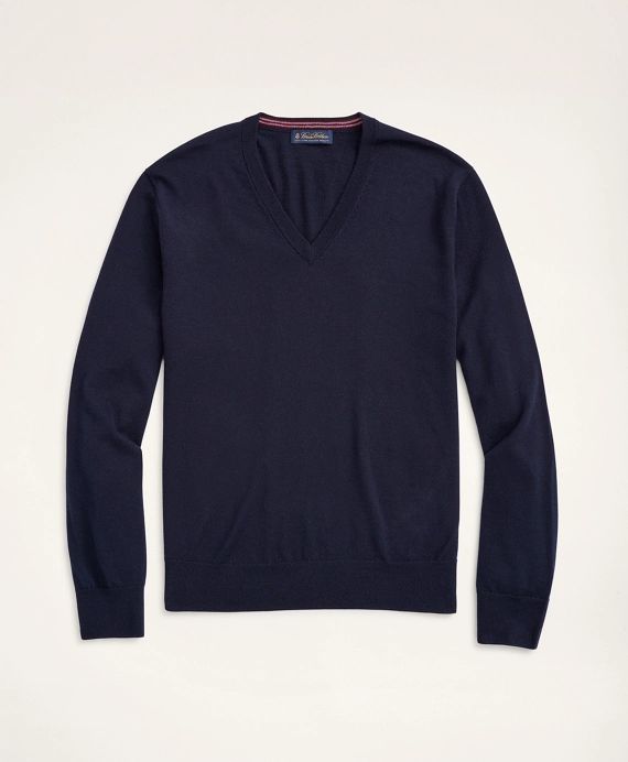 Merino V-Neck Sweater | Brooks Brothers