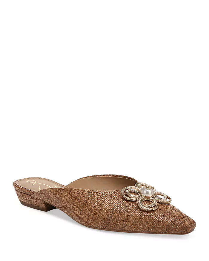 Women's Jayden Pointed Toe Embellished Mules | Bloomingdale's (US)