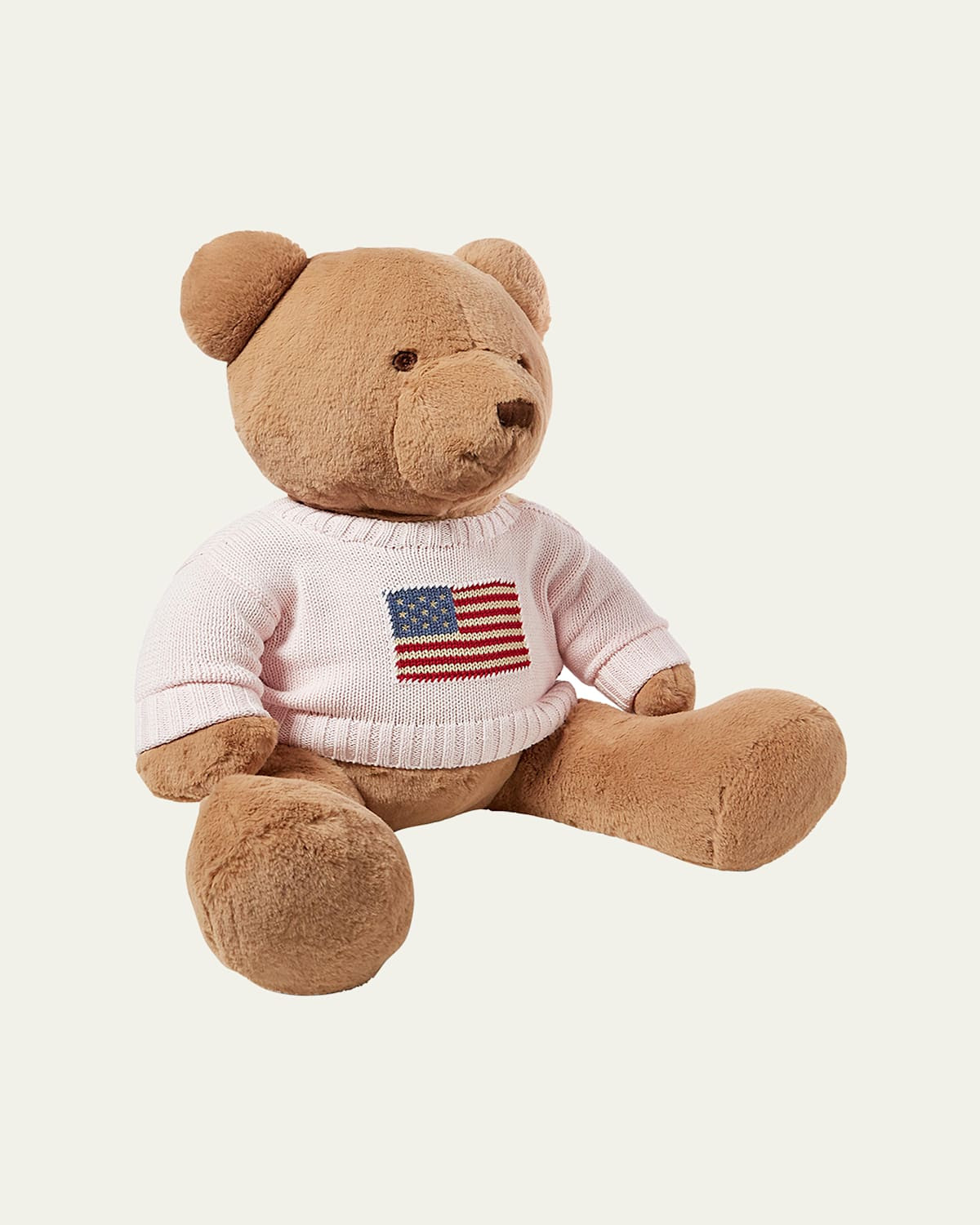 Kid's Large Flag Sweater Plush Polo Teddy Bear | Bergdorf Goodman