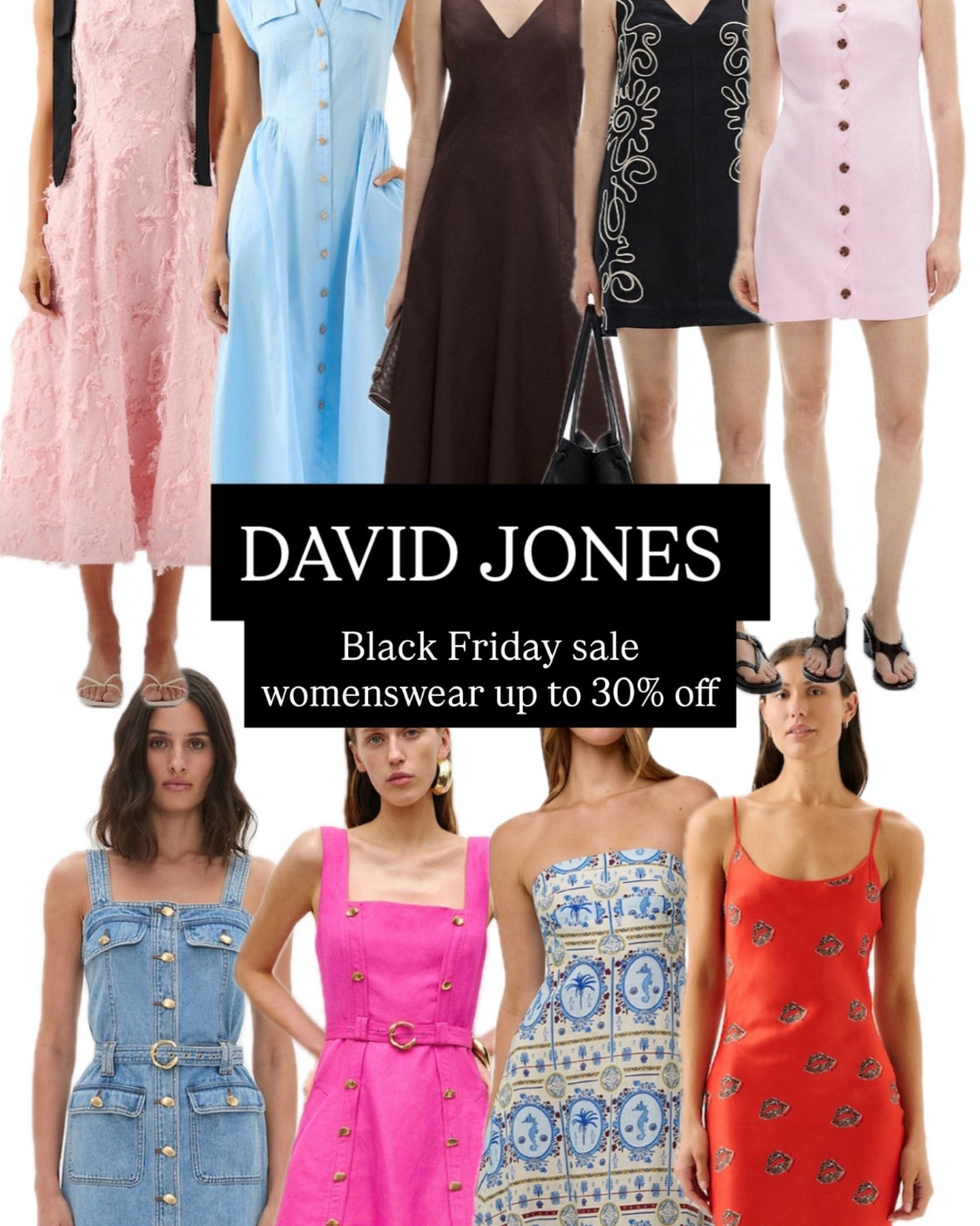 Looking for a dress for the party season? Here are some of my favourites from the David Jones' Black Friday sales. 

#LTKpartywear #LTKsale #LTKaustralia