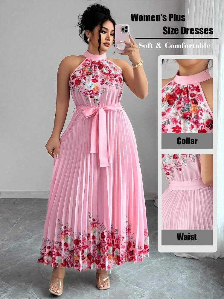 SHEIN Elenzya Elegant Summer Vacation Dress For Plus-Size Ladies | SHEIN