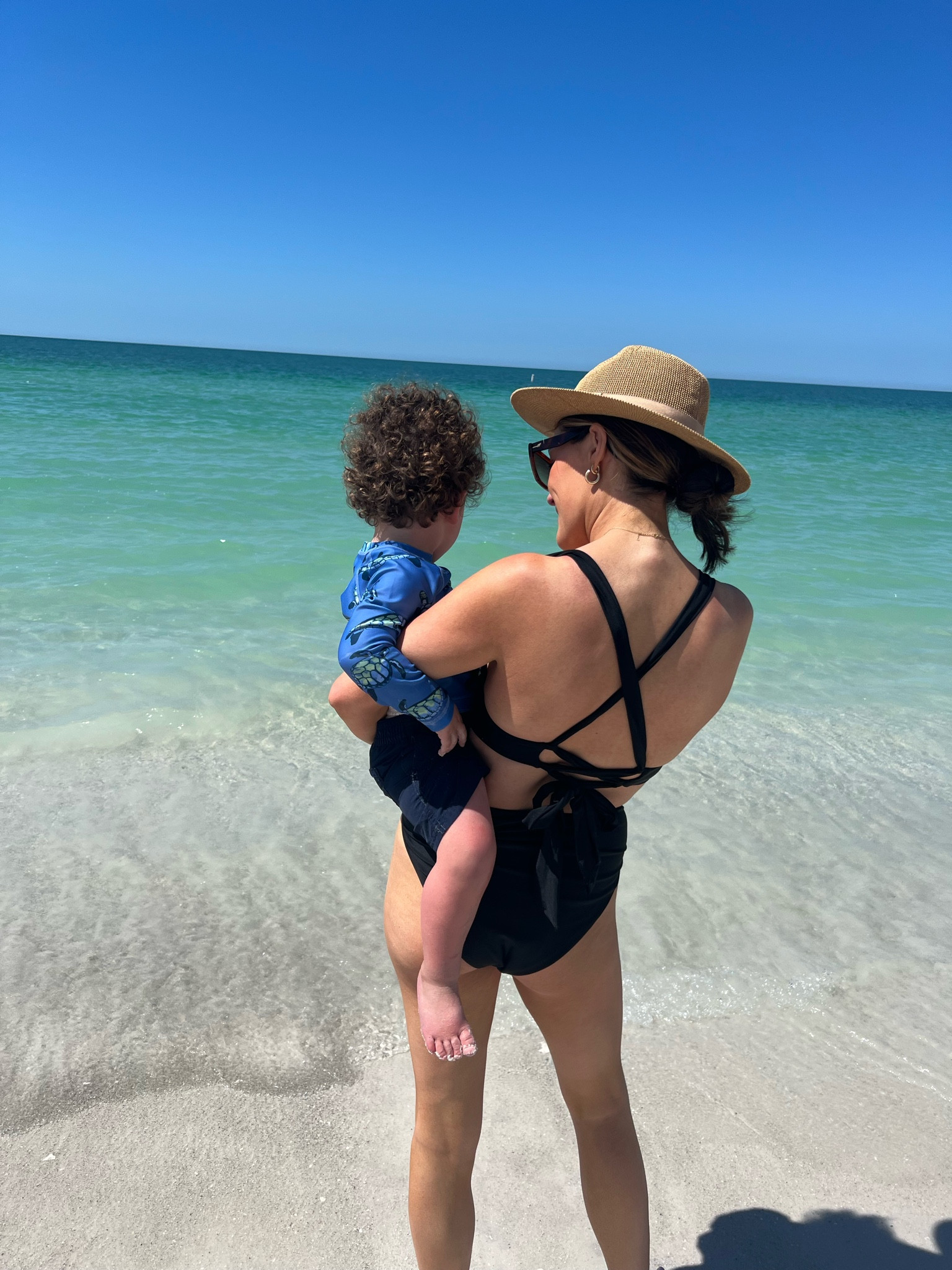 High waisted black swimsuit! 

#LTKunder100 #LTKswim #LTKtravel