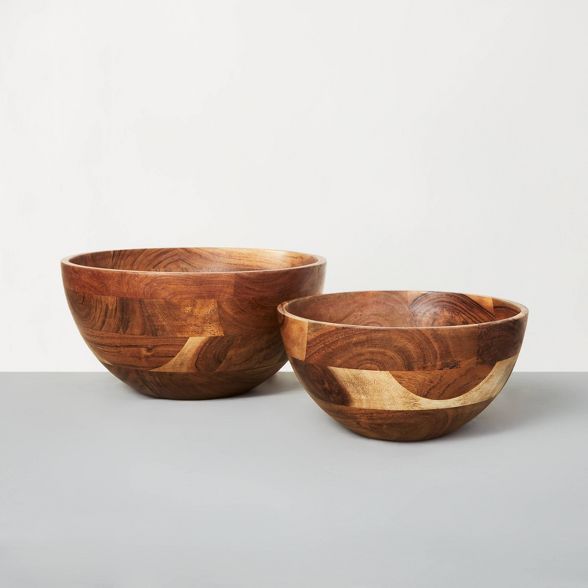 Acacia Wood Serving Bowl - Hearth & Hand™ with Magnolia | Target
