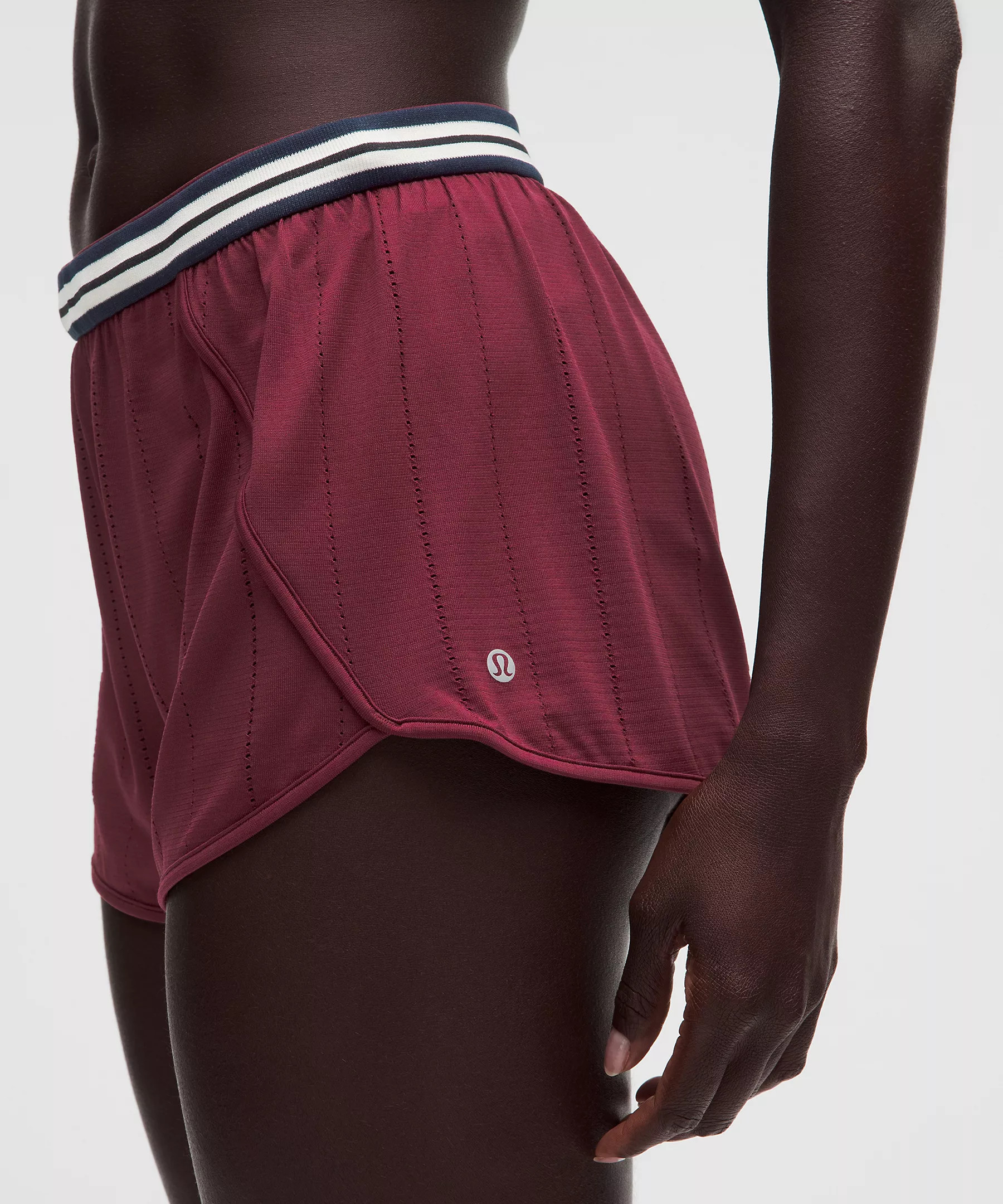 Seamless Stripe Trim Mid-Rise Short 3" | lululemon (CA)