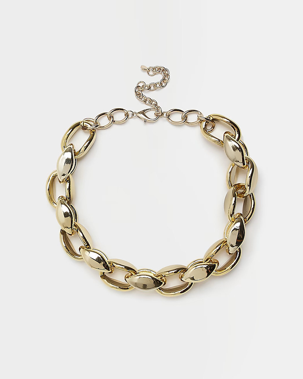 Gold chunky chain necklace | River Island (UK & IE)