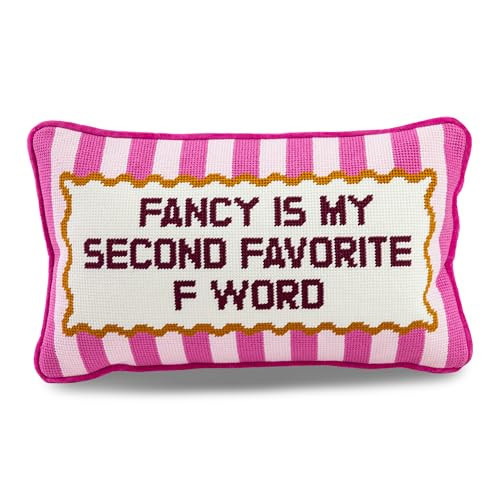 FURBISH Needlepoint Decorative Throw Pillow - Fancy - 9"x15" - Small Embroidered Designer Pillow for Living Room, Couch, Sofa, Chair & Bed - Eclectic Home Decor | Amazon (US)