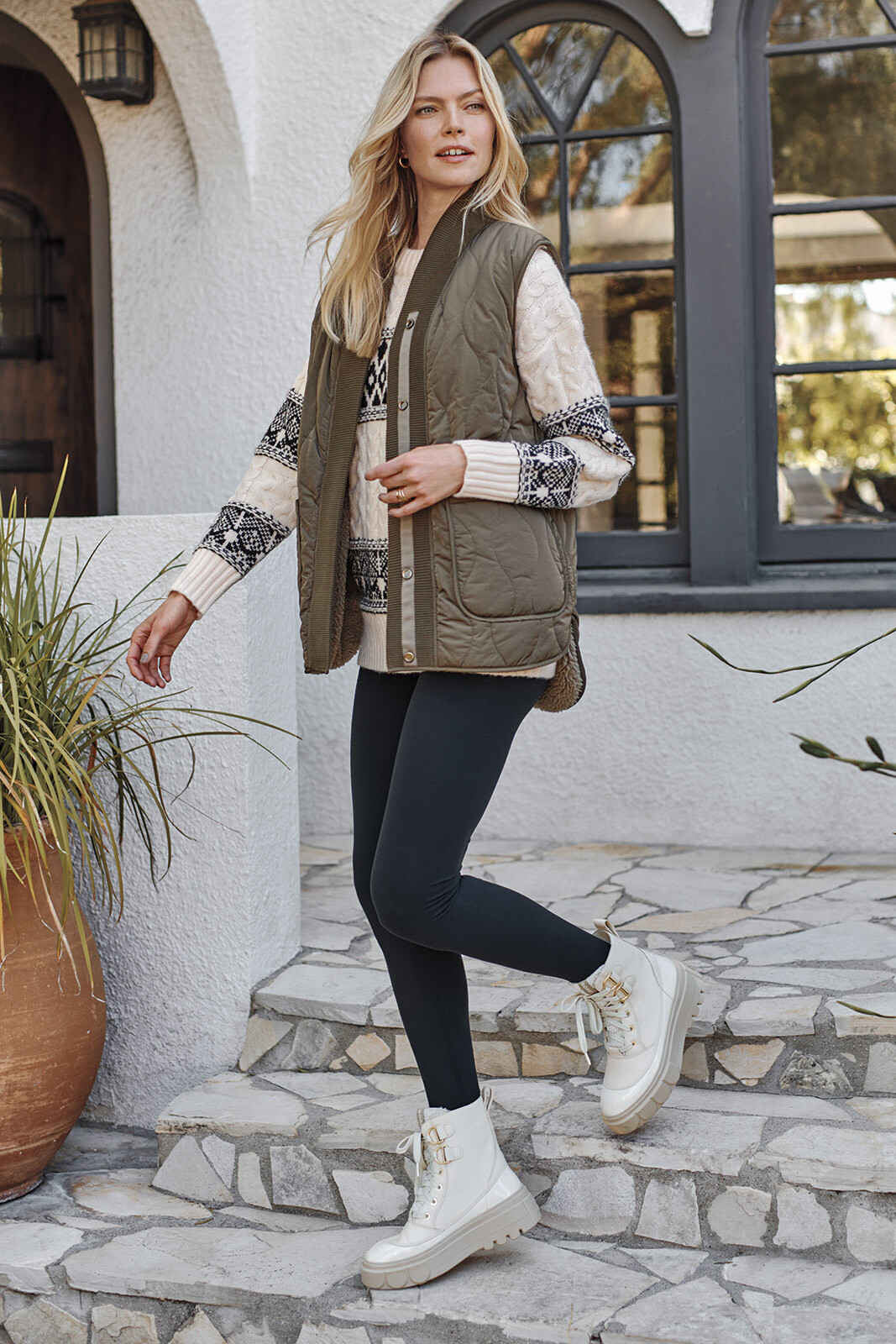 Covey Reversible Quilt Gilet | Evereve