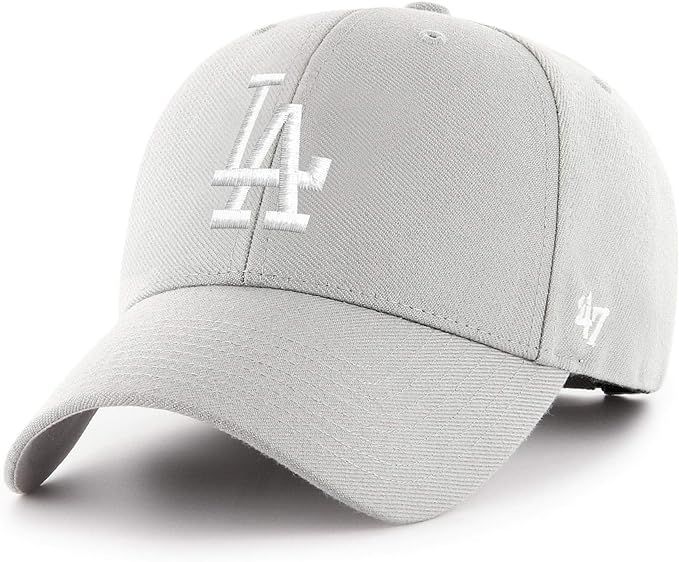 '47 Brand Los Angeles LA Dodgers MVP Hat Cap Gray/White | Amazon (US)