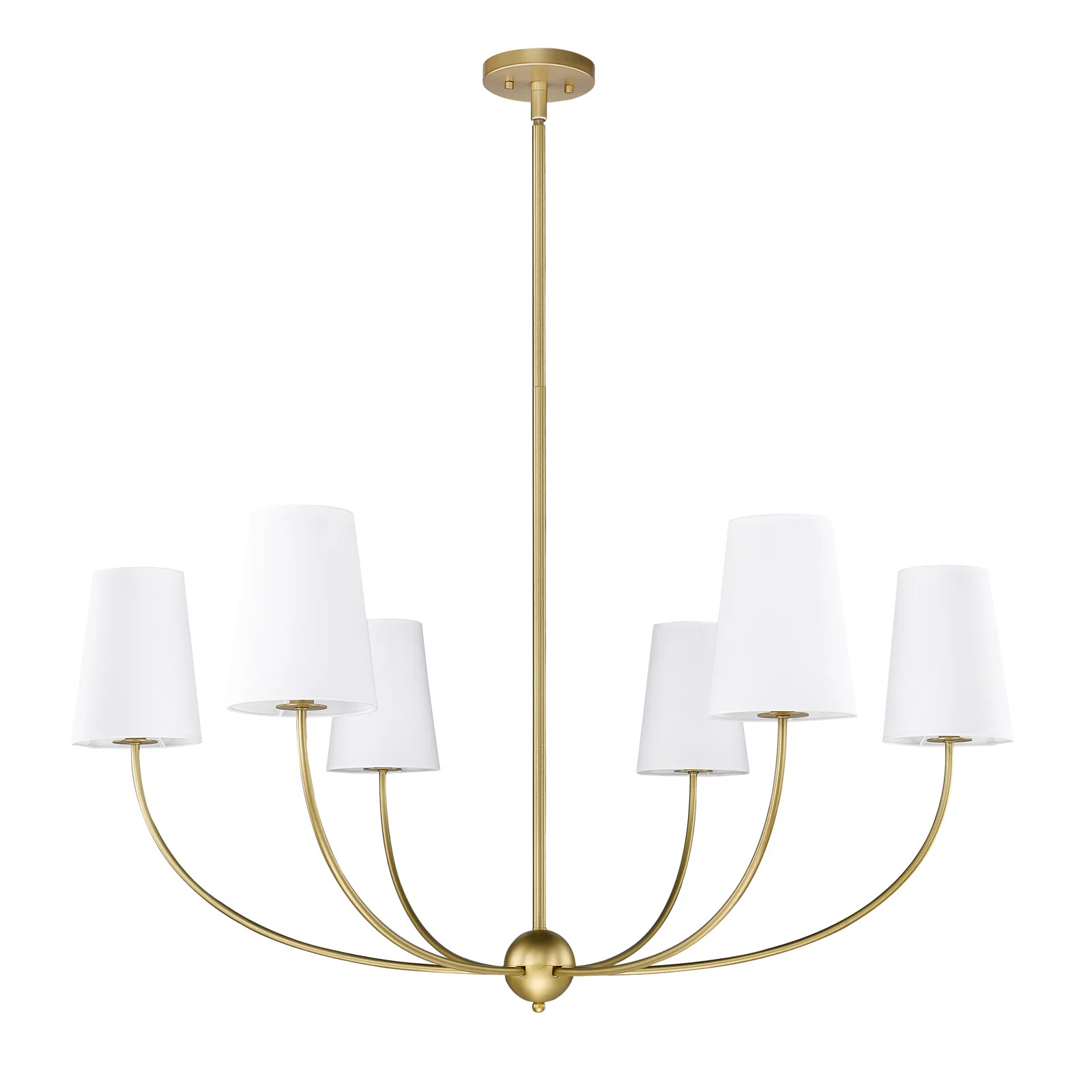 Wade Logan® Caral 6 - Light Shaded Classic Chandelier & Reviews | Wayfair | Wayfair North America