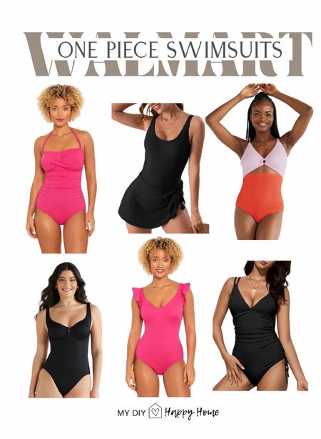 One piece swimsuits 
Multiple color choices and size options.



#affordablefinds #swimwear #swimsuits #mom #over30 #over40 #walmart #walmartfashion 

#LTKSeasonal #LTKmidsize #LTKover40