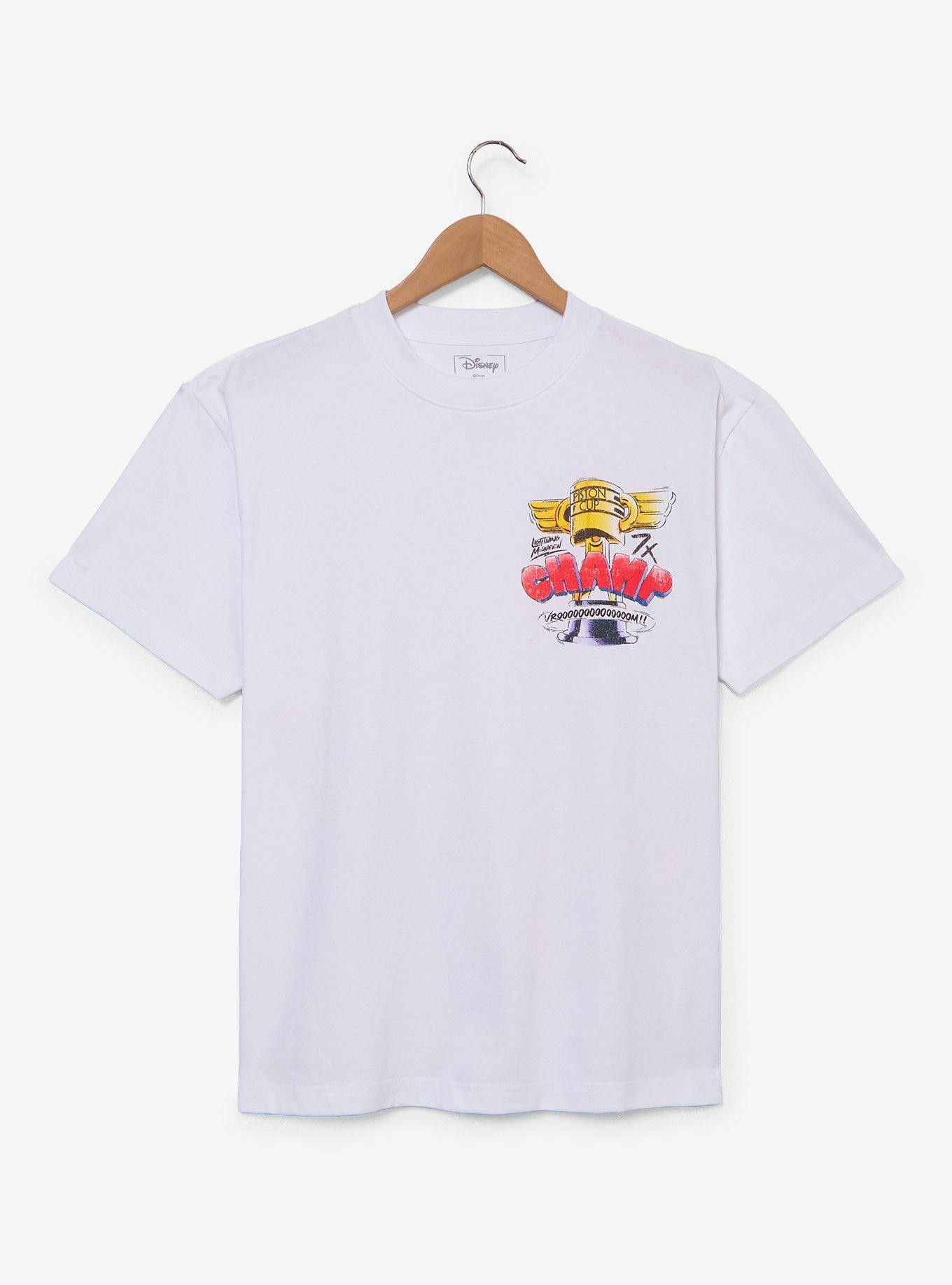 Disney Pixar Cars Lightning McQueen Piston Cup Champ T-Shirt - BoxLunch Exclusive | BoxLunch