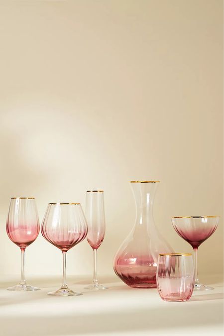 Valentine’s Day decor, pink glassware, pink wine glasses 

#LTKhome #LTKunder50 #LTKFind