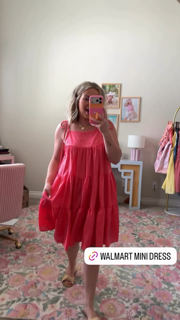 Coral mini dress for summer!!

#LTKSeasonal #LTKMidsize