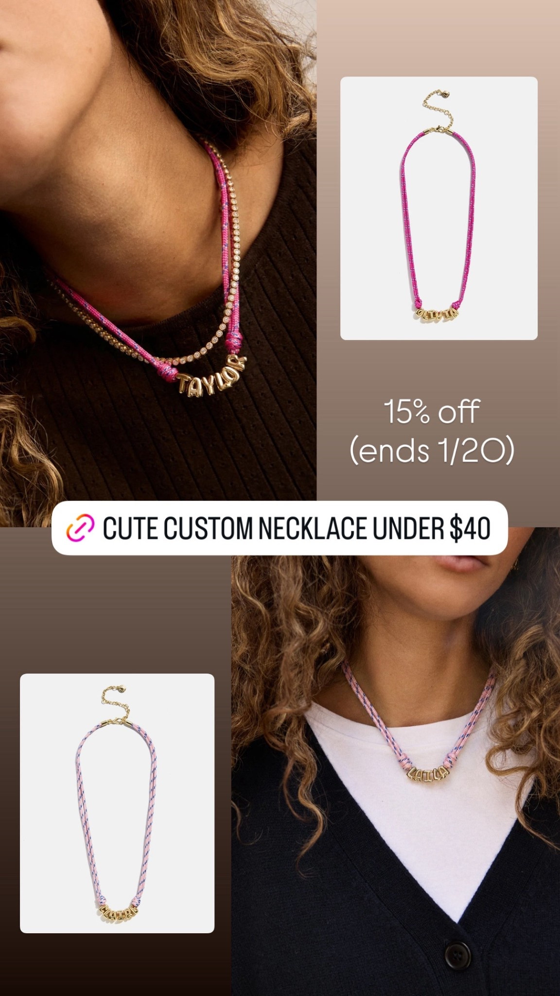love these custom paracord necklaces! Under $40 and 15% off through 1/20

#LTKSaleAlert #LTKFindsUnder50