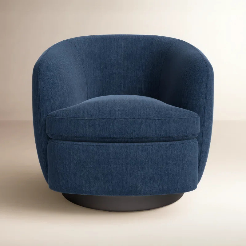 Marcy Upholstered Swivel Barrel Chair | Wayfair North America