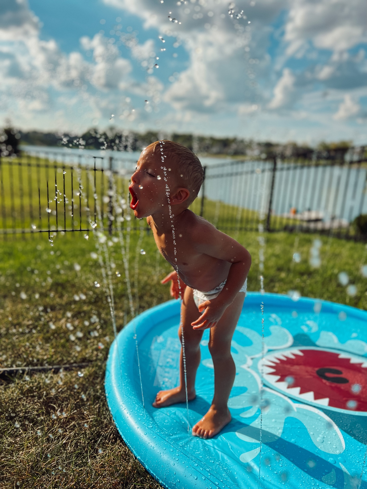 Toddler summer outdoor sprinkler. Shark sprinkler 

#LTKfamily #LTKSale #LTKkids
