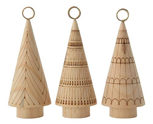 Christmas Tree Etched Wooden Place Card & Photo Holders - Set of 3 | Amazon (US)
