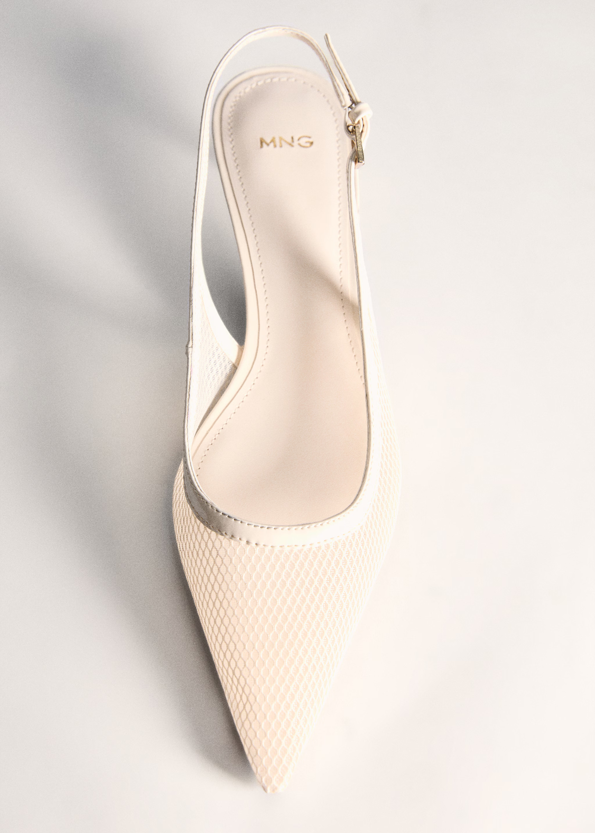 Heeled mesh shoes - Women | MANGO USA | Mango (US/MX/AU)