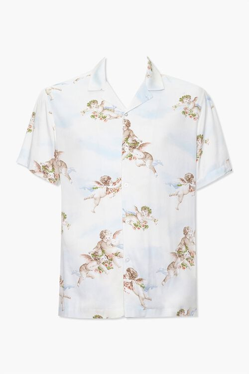 Cherub Print Classic Fit Shirt | Forever 21 (US)