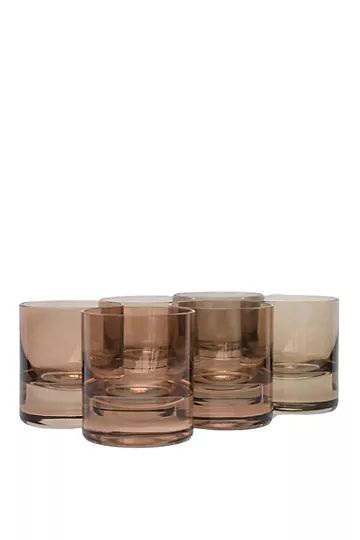 Estelle Colored Glass Rocks Glass Set | Anthropologie (US)