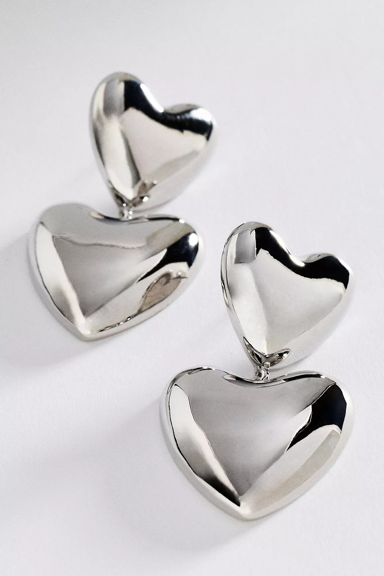 Double Heart Drop Earrings | Anthropologie (US)