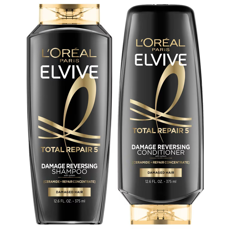 L'Oreal Paris Elvive Total Repair 5 Repairing Shampoo and Conditioner Set, 1 kit | Walmart (US)