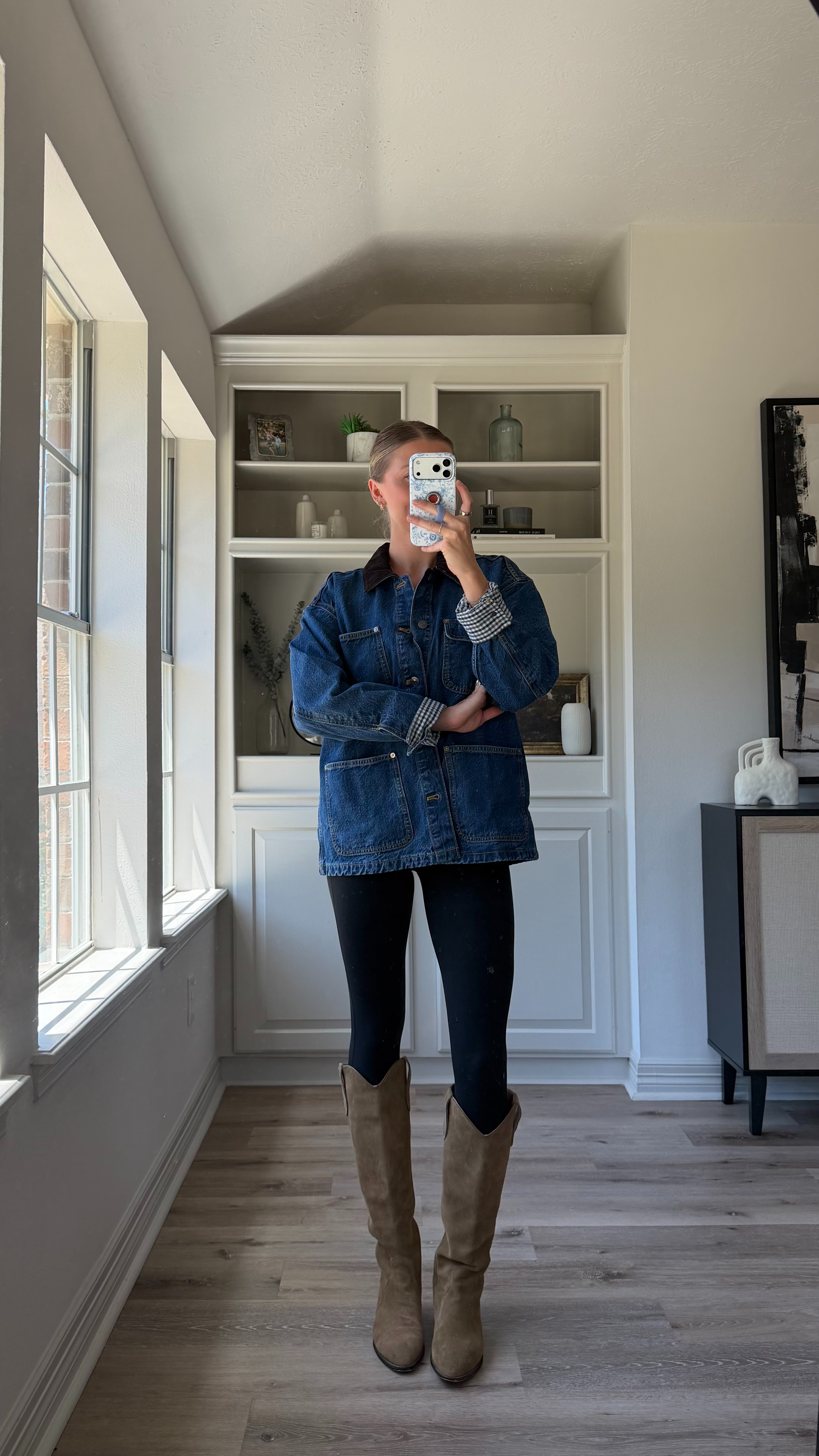Casual way to style this barn jacket for fall! Wearing S 

 #LTKootd #LTKSeasonal