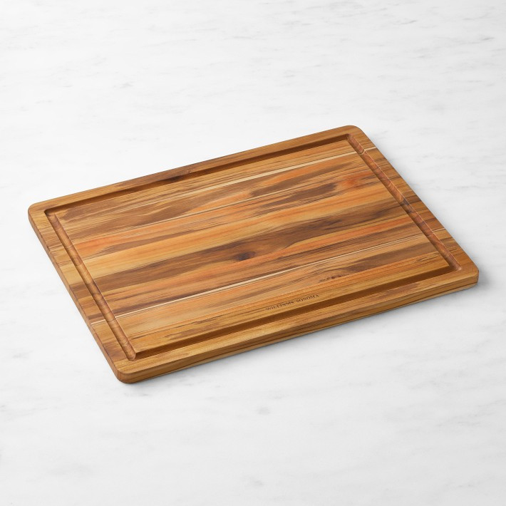 Williams Sonoma Cutting & Carving Board, Teak | Williams-Sonoma