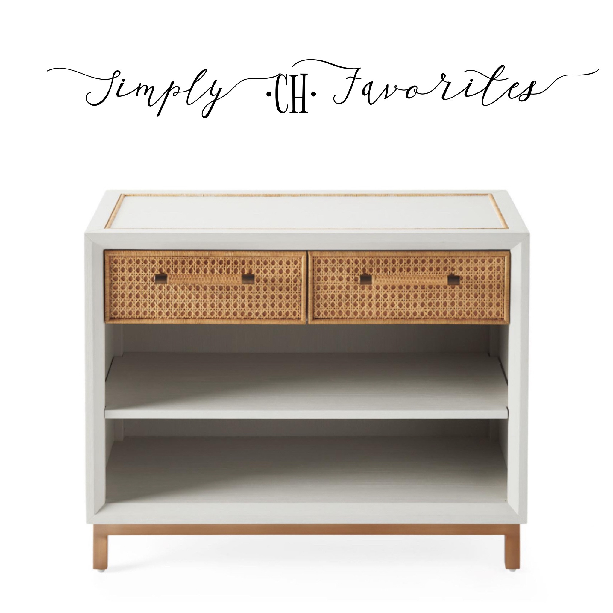 Simply CH Favorites
Serena & Lily
Chic
Coastal
Woven
Cane
White
Nightstand
End table
Wide
Pretty
Preppy
Sale
LTK

#LTKhome #LTKGiftGuide