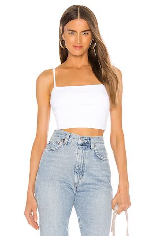 Susana Monaco Thin Strap Crop Tank in Sugar from Revolve.com | Revolve Clothing (Global)