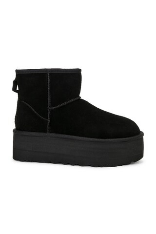 UGG Classic Mini Platform Boot in Black | FWRD 