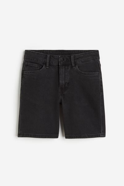 Denim Shorts - Black - Kids | H&M US | H&M (US + CA)