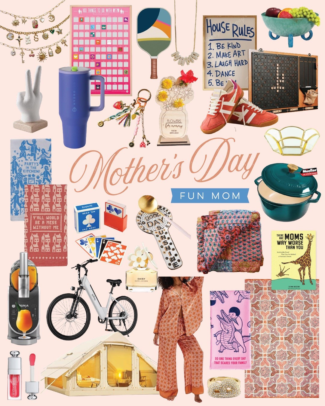 Bright, bold, and anything but boring—these gifts are for the moms who know how to have fun and look fabulous doing it.

 #GiftGuideForHer #FunMomEnergy #MothersDayGlowUp

#LTKGiftGuide #LTKFamily #LTKSeasonal