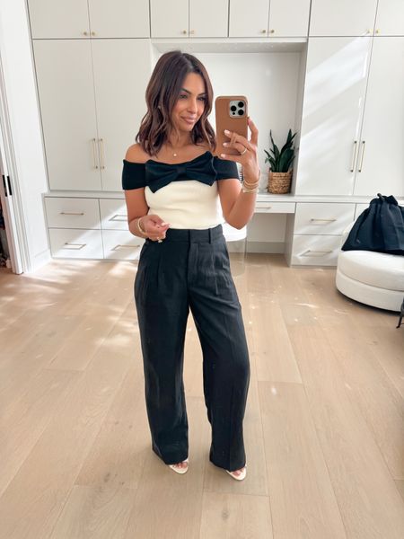 I’ve been loving bows, and this top is so chic. Shop the Anthropologie sale! Use my code NASREEN20 for 20% off apparel, accessories and beauty.

#LTKStyleTip #LTKSummerSales #LTKSaleAlert