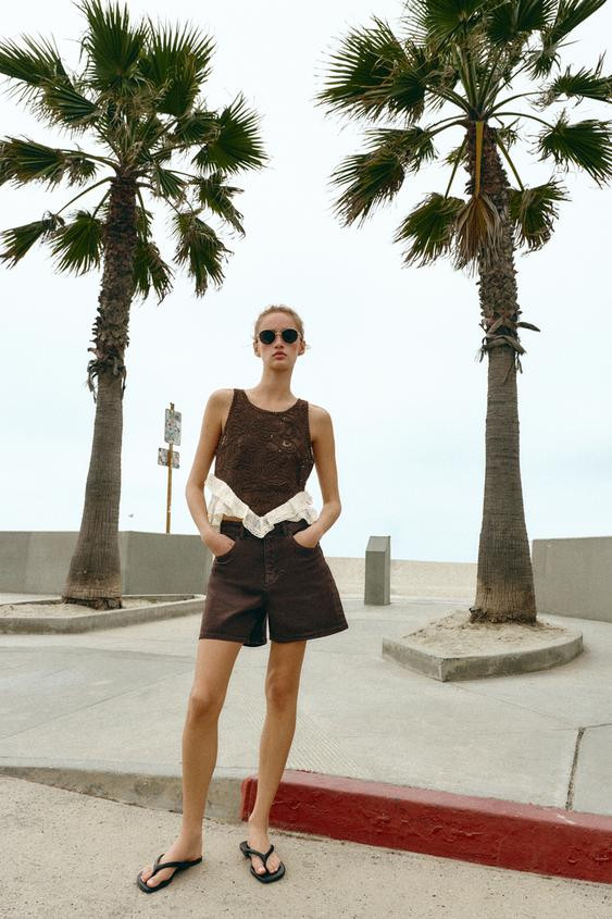 COMBINATION CROCHET TOP | Zara US