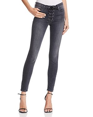 Black Orchid Heidi Skinny Lace-Up Jeans in Easy Rider | Bloomingdale's (US)