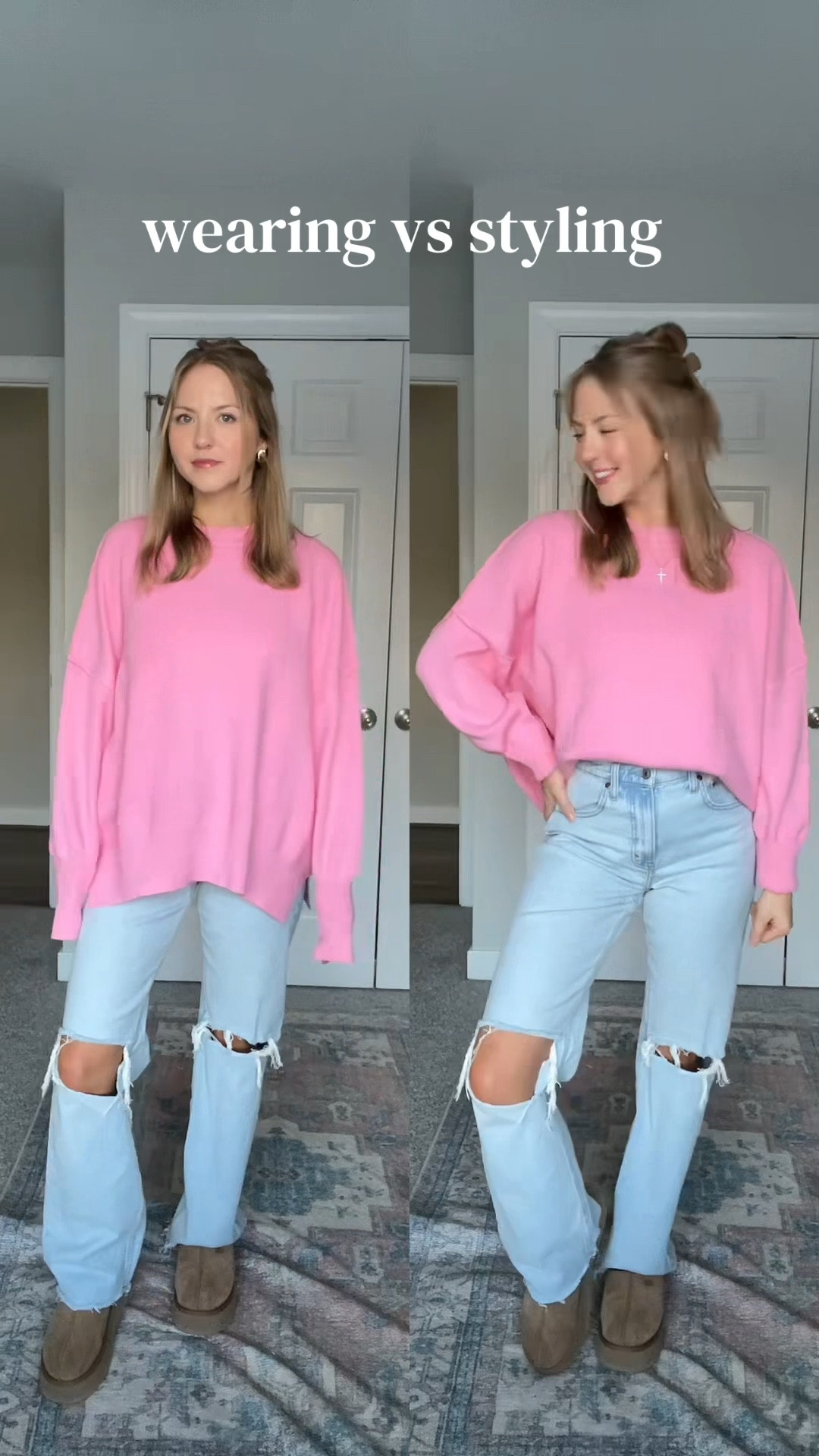 Valentine’s Day sweater 
Spring sweater 
Spring ootd 
Spring transition 
OOTD 
Valentine’s Day outfit 
Cozy sweater 
Abercrombie jeans 
Sale 
Cozy outfit 
Mom outfit 
Easy outfit 


#LTKootd #LTKmomlife #LTKValentine